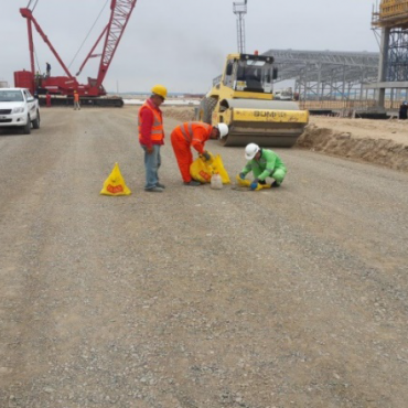Road Works of Ethane Cracker Plant