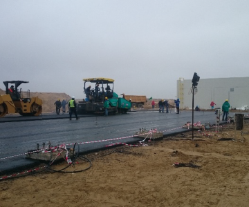 Road Works of Ethane Cracker Plant